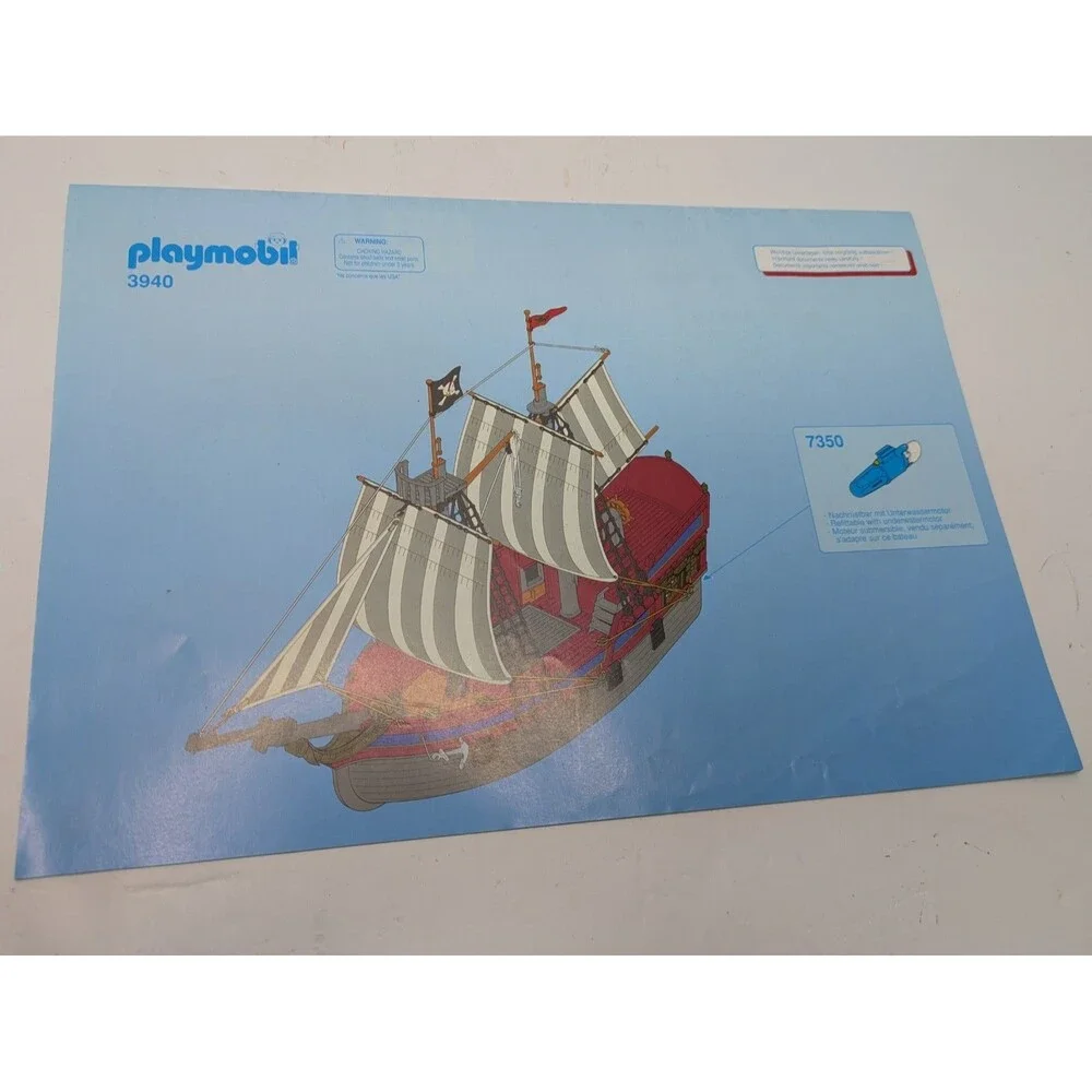 Playmobil Booklets Pamphlets Instructions Lot 3120 3938 3940 3909 3965 3080
